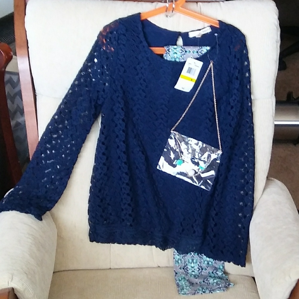Kids crochet tunic and leggings
